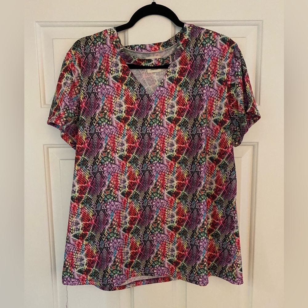 Vibrant Multicolor Women's Top